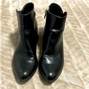 Woman Leather Booties Size 9